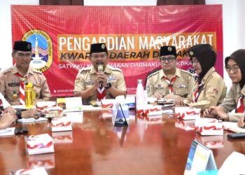 Mayjen TNI Mar (Purn) Yuniar Ludfi Hadiri Acara Sosialisasi Bulan Bakti Pramuka 2025 Kwarda Gerakan Pramuka DKI Jakarta