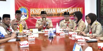 Mayjen TNI Mar (Purn) Yuniar Ludfi Hadiri Acara Sosialisasi Bulan Bakti Pramuka 2025 Kwarda Gerakan Pramuka DKI Jakarta