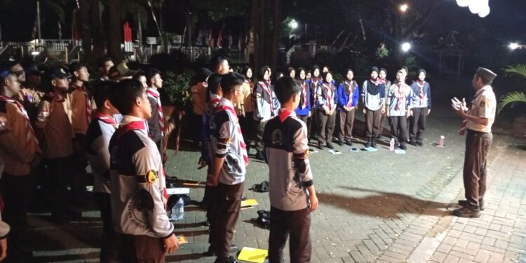 Gelar Dianpinsat, Salah Satu Keseriusan Kwarran Singojuruh dalam Membina Anggota Muda