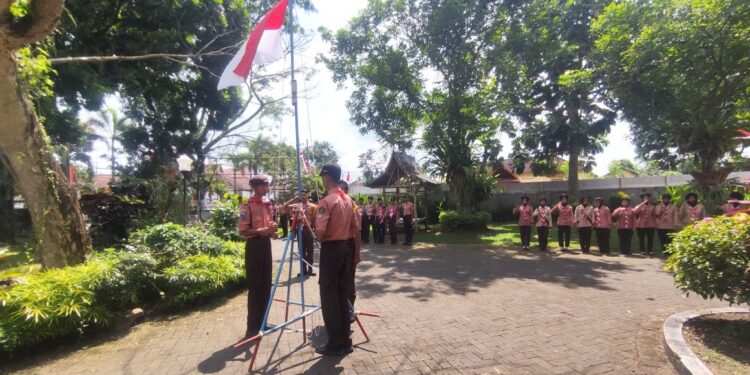 Gelar Dianpinsat, Salah Satu Keseriusan Kwarran Singojuruh dalam Membina Anggota Muda