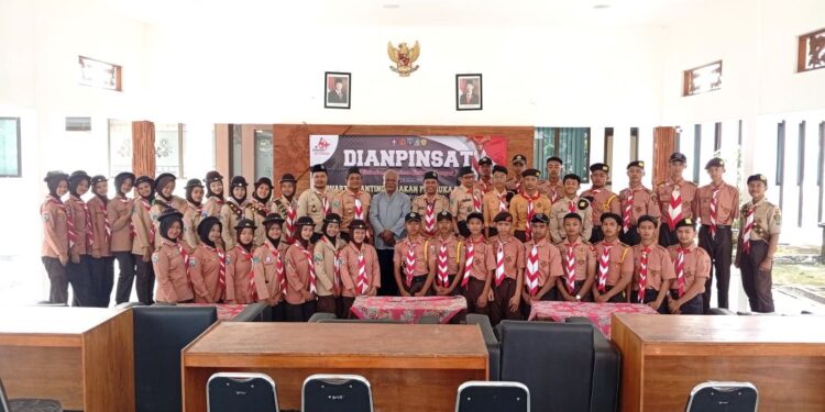 Gelar Dianpinsat, Salah Satu Keseriusan Kwarran Singojuruh dalam Membina Anggota Muda