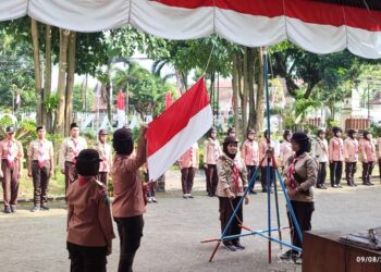 Gelar Dianpinsat, Salah Satu Keseriusan Kwarran Singojuruh dalam Membina Anggota Muda