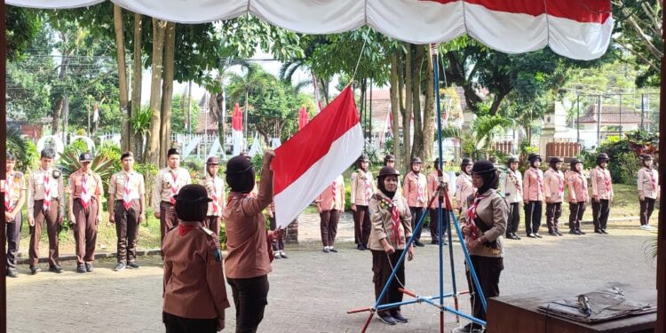 Gelar Dianpinsat, Salah Satu Keseriusan Kwarran Singojuruh dalam Membina Anggota Muda