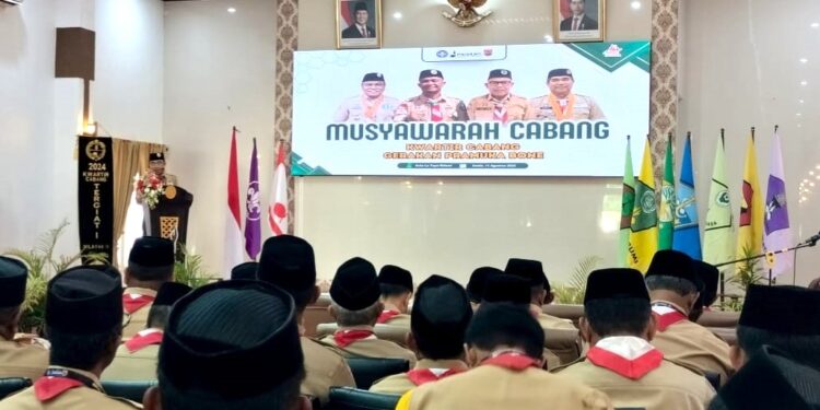 Sinergi untuk Kemajuan: Ketua Mabiran dan Ketua Kwarran Patimpeng ikuti Musyawarah Cabang Bone 2025