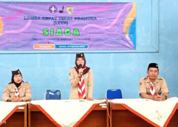 Bidang Binamuda Kwarran Somagede Sukses Gelar LCTP Siaga Tahun 2025