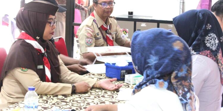 Bulan Bakti Pramuka, Donor Darah di Kota Depok