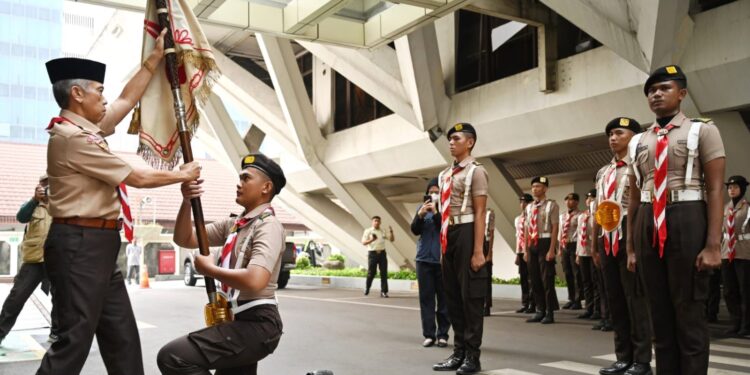 Panji Gerakan Pramuka: Simbol Persatuan Menuju Puncak Perayaan Hari Pramuka ke-64