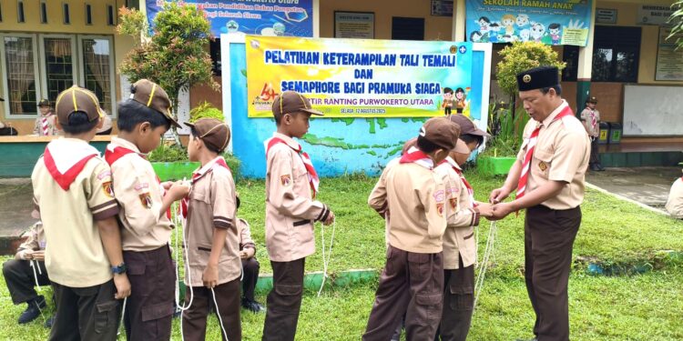 Kwarran Purwokerto Utara Gelar Scouting Skill, Tingkatkan Kemahiran Peserta Didik