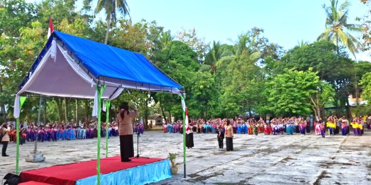 Pramuka Kwarran Cluring Raih Pengalaman Mandiri, Berani, dan Peduli Dalam Perkemahan Sehari Penuh Ceria