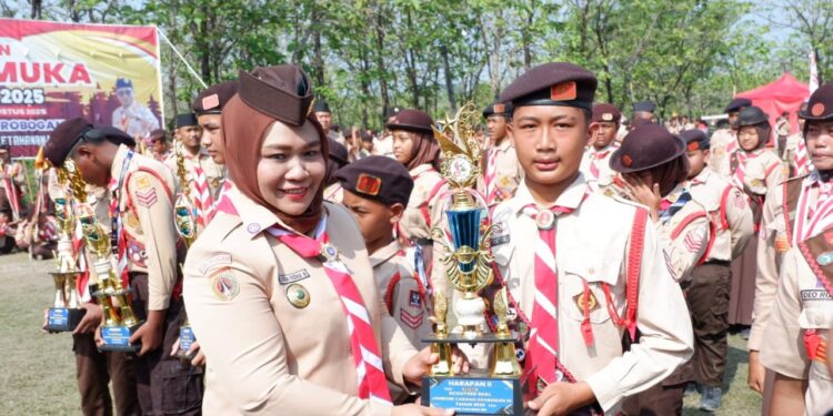 Bupati Grobogan Pimpin Peringatan Hari Pramuka Ke 64