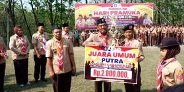 Bupati Grobogan Pimpin Peringatan Hari Pramuka Ke 64