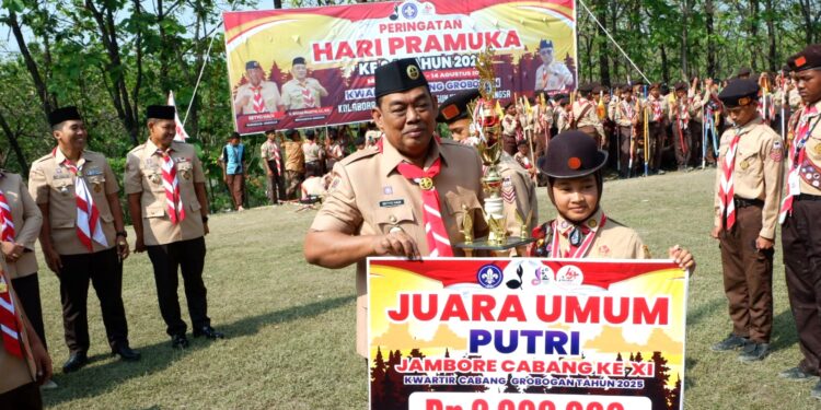 Bupati Grobogan Pimpin Peringatan Hari Pramuka Ke 64