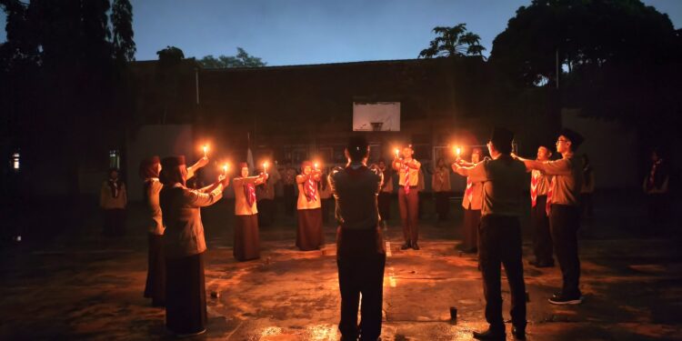 Sarasehan dan Ulang Janji Warnai Peringatan Hari Pramuka ke-64 di Purwokerto Utara