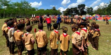 Persari Siaga & Puncak Hari Pramuka ke-64, Kwarran Cluring Raih Sukses Besar