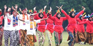 Buka Adat Nusantara Tandai Dimulainya Upacara Hari Pramuka Ke-64