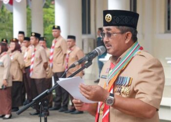 Hut Pramuka ke-64 Kwarcab Tanjung Jabung Barat “Semangat Kolaborasi untuk Membangun Ketahanan Bangsa”