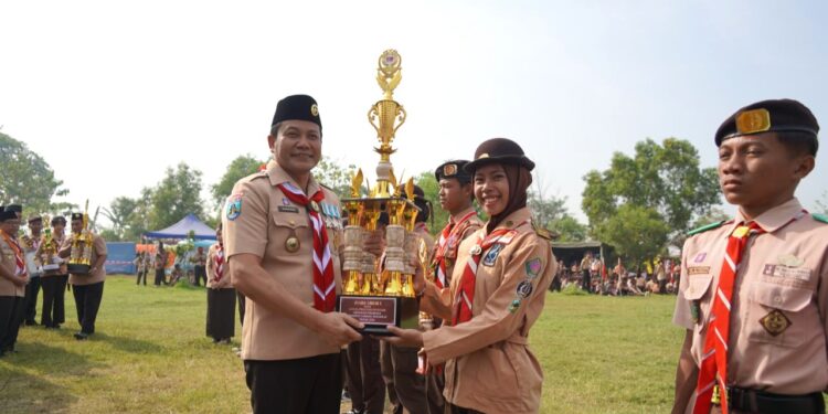 Bupati Sidoarjo Pimpin Upacara Hari Pramuka ke-64 Tahun 2025 dan Buka Jambore Cabang Sidoarjo Dengan Sangat Meriah