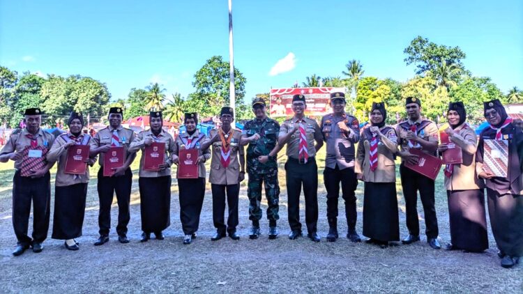 8 Pembina Pramuka Barebbo Terima Penghargaan di Hari Pramuka ke-64