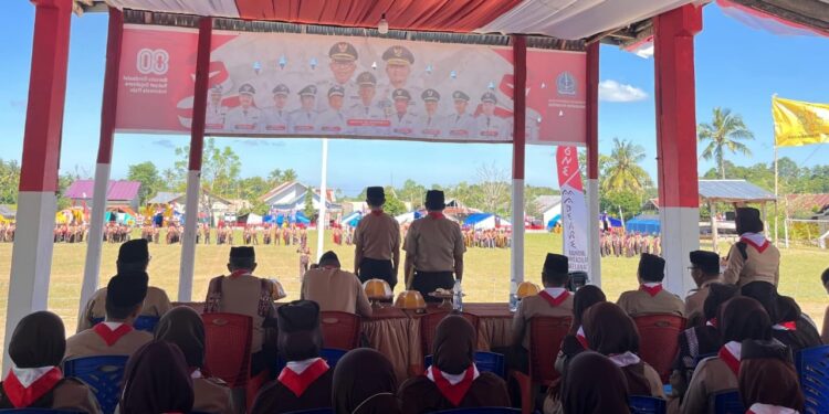 Kolaborasi untuk Membangun Ketahanan Bangsa: Peringatan Hari Pramuka ke-64 di Patimpeng