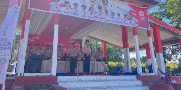 Kolaborasi untuk Membangun Ketahanan Bangsa: Peringatan Hari Pramuka ke-64 di Patimpeng