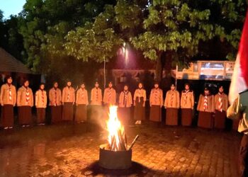 Pramuka Sawangan Gelar Ulang Janji Pramuka