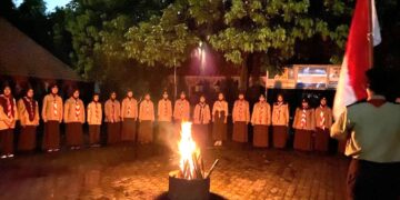 Pramuka Sawangan Gelar Ulang Janji Pramuka