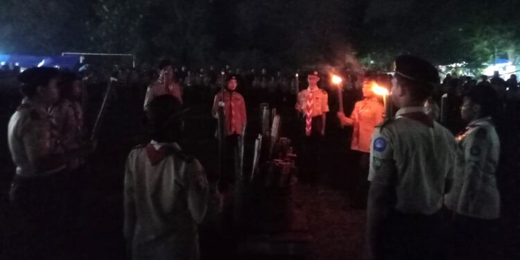 Upacara Renungan dan Ulang Janji Peringati Hari Pramuka ke-64 di Kota Pekalongan