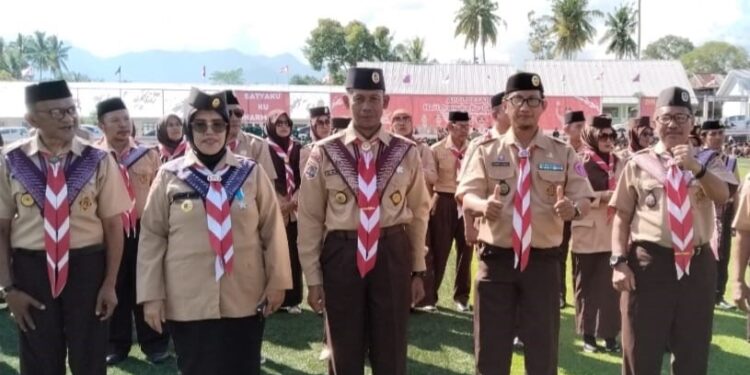 Ketua Mabisaka Tarunabumi Patimpeng Raih Penghargaan Lencana Darma Bakti, Bukti Dedikasi Tinggi dalam Kepramukaan