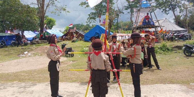 Bangun Karakter, Semangat Kebangsaan dan Disiplin: Lomba Upabuklat-Upatuplat Kwarran Patimpeng