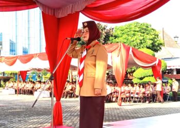 Peringatan Hari Pramuka ke-64 di Kwarcab Sukoharjo, Upacara Khidmat Dipadu Festival Kreativitas Pramuka