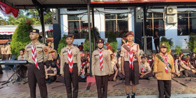 Peringatan Hari Pramuka ke-64 di Kwarcab Sukoharjo, Upacara Khidmat Dipadu Festival Kreativitas Pramuka