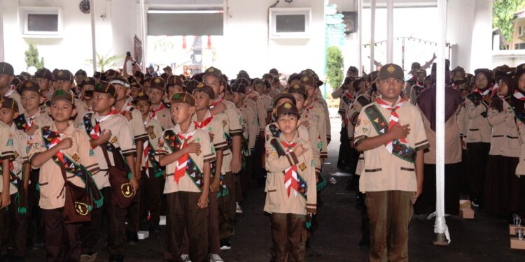 Sejumlah 4.808 Pramuka Garuda Cilacap Diharapkan Bisa Menjadi Teladan, Disiplin Dan Bertanggung Jawab