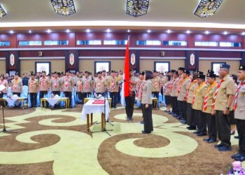 Pelantikan Kamabida, Anggota Mabida, Kakwarda, Pengurus Kwarda Kalteng dan 14 Kamabicab se-Kalteng Dirangkai dengan Upacara Hari Pramuka ke-64