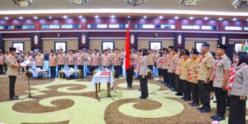 Pelantikan Kamabida, Anggota Mabida, Kakwarda, Pengurus Kwarda Kalteng dan 14 Kamabicab se-Kalteng Dirangkai dengan Upacara Hari Pramuka ke-64
