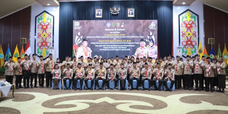 Pelantikan Kamabida, Anggota Mabida, Kakwarda, Pengurus Kwarda Kalteng dan 14 Kamabicab se-Kalteng Dirangkai dengan Upacara Hari Pramuka ke-64