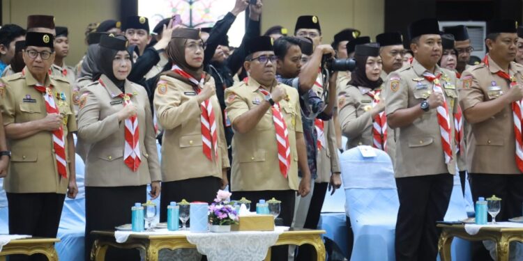 Pelantikan Kamabida, Anggota Mabida, Kakwarda, Pengurus Kwarda Kalteng dan 14 Kamabicab se-Kalteng Dirangkai dengan Upacara Hari Pramuka ke-64