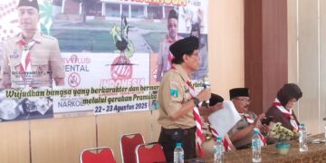 Pramuka Surabaya Bangkitkan Generasi Tangguh, Jadi Pelopor Kampanye Anti Narkoba