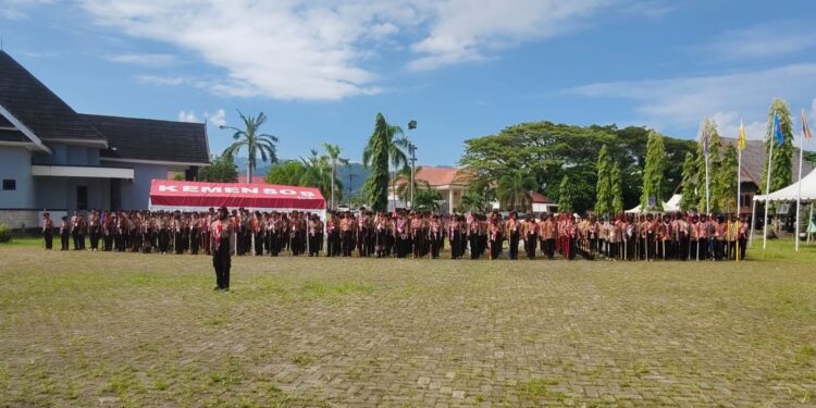 Kwarcab Gerakan pramuka mamuju Gelar TEMU PENGGALANG TAHUN 2025 dalam rangka HUT Pramuka