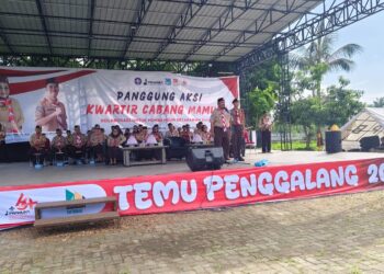 Kwarcab Gerakan pramuka mamuju Gelar TEMU PENGGALANG TAHUN 2025 dalam rangka HUT Pramuka