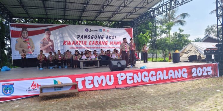 Kwarcab Gerakan pramuka mamuju Gelar TEMU PENGGALANG TAHUN 2025 dalam rangka HUT Pramuka