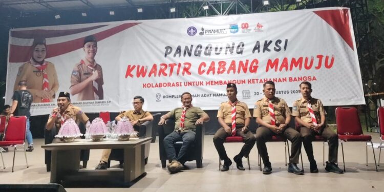 Kwartir cabang Gerakan pramuka Mamuju Tahun 2025, Mendapat Materi Menarik dalam Agenda Jumpa Tokoh