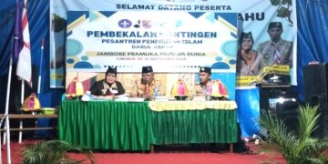 Pembekalan dan Pelepasan Kontingen Kwarran Kahu ikuti Jambore Pramuka Muslim Dunia 2025