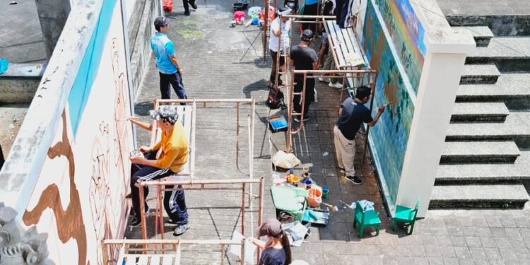 Kwarda Bali Gelar Mural Scout Competition Peringati Hari Pramuka ke-64