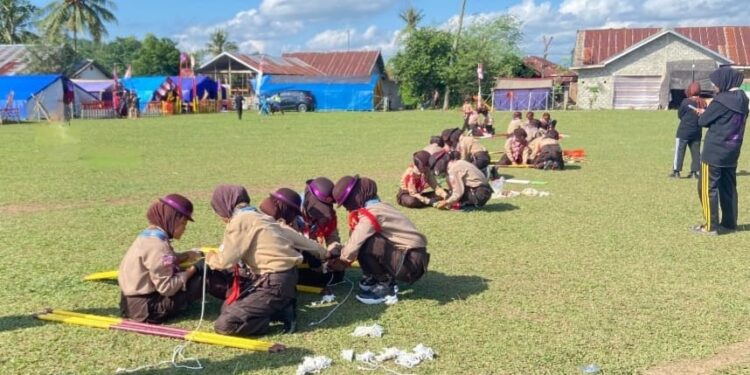 Merajut Kreativitas Pramuka Patimpeng: Lomba Pionering Menjadi Jembatan Ilmu dan Kebersamaan