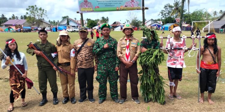 Bhinneka Tunggal Ika dan Semangat Pahlawan: Gelora Patriotisme Karnaval Pramuka Patimpeng