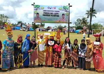 Bhinneka Tunggal Ika dan Semangat Pahlawan: Gelora Patriotisme Karnaval Pramuka Patimpeng