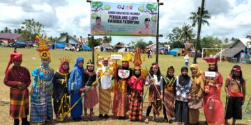 Bhinneka Tunggal Ika dan Semangat Pahlawan: Gelora Patriotisme Karnaval Pramuka Patimpeng