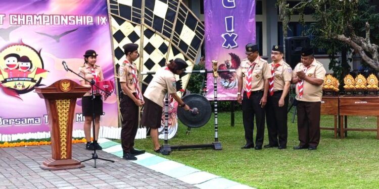 Semarak Pembukaan Malini Scout Championship IX di SMAN 1 Gianyar Wadah Prestasi dan Semangat Kebangsaan Generasi Muda