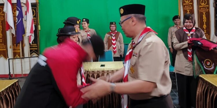 Pelepasan Kontingen Raimuna Daerah Kwarcab Karanganyar
