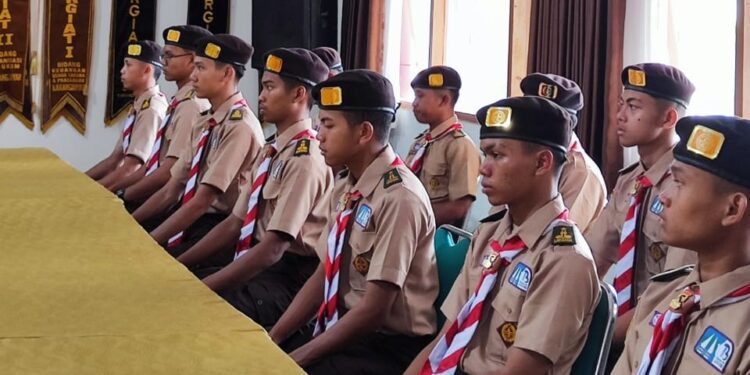 Pelepasan Kontingen Raimuna Daerah Kwarcab Karanganyar